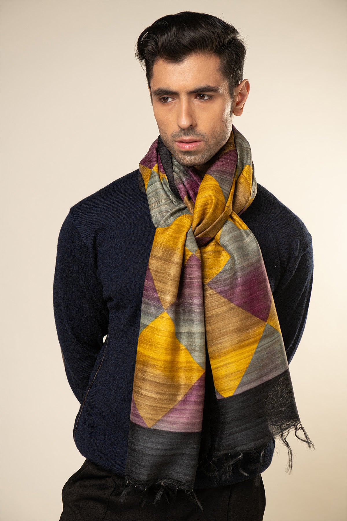 Men's Peace silk Scarves, Shawls and Wraps